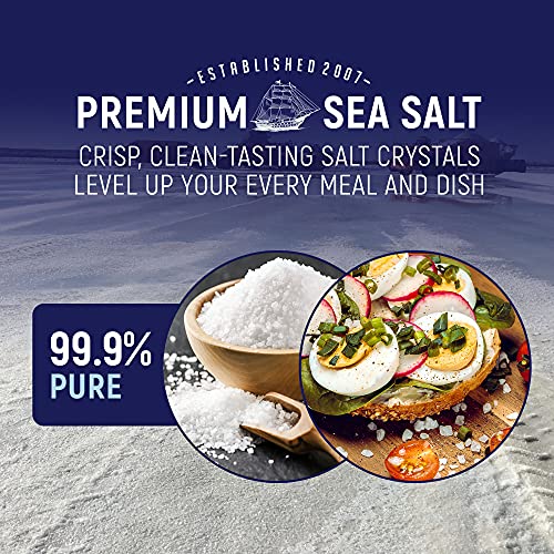 Bulk Sea Salt, Non Iodized and Kosher Fine Sea Salt for Commercial Use