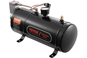 12V Air Compressor with Tank 0.8 Gallon/3 L, Train Horn Air Compressor