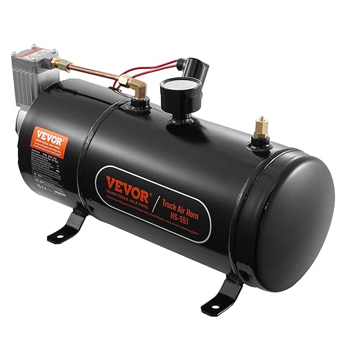 12V Air Compressor with Tank 0.8 Gallon/3 L, Train Horn