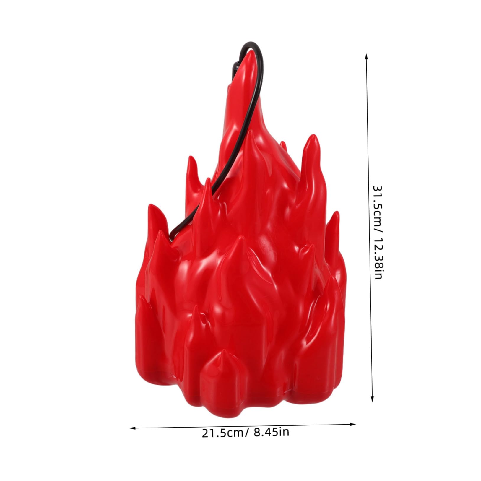 Lampada LED Fiamma Tremolante Finto per Interni ed Esterni Luce Decorativa Campeggio e Feste Halloween Dimensioni Piccole