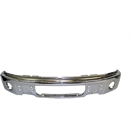 FOR FORD F150 2009-2014 FRONT BUMPER FACE BAR CHROME WITH FOG LAMP HOLES FO1002411