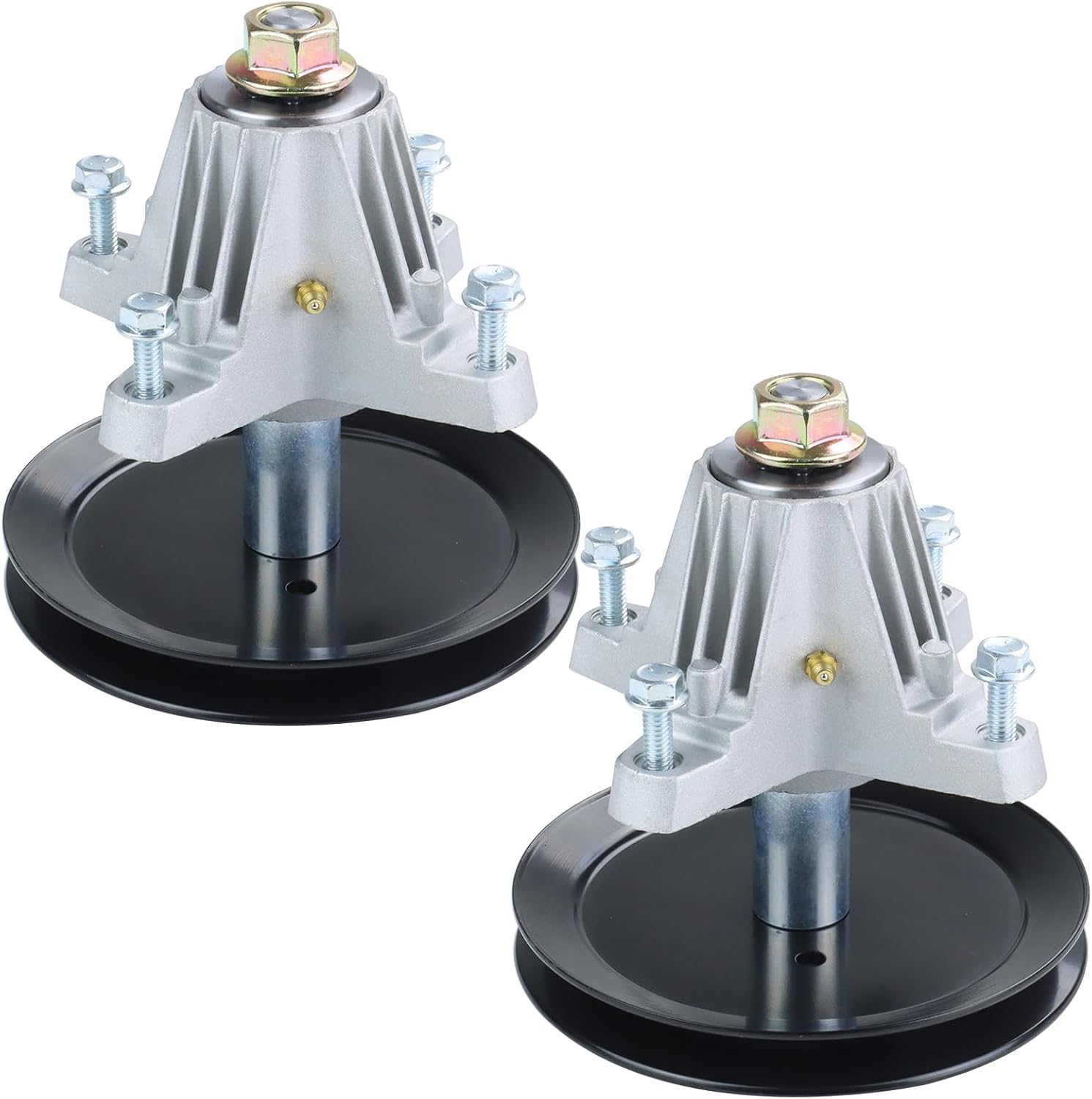 2 Pack 918-06989 Spindle Assembly for Craftsman T140 T150 T1700 T1600, Craftsman T1600 Troy Bilt 46" Deck Horse XP Lawn Mower Replaces Craftsman Spindle 918-06989 918 06989 618-06989 618 06989