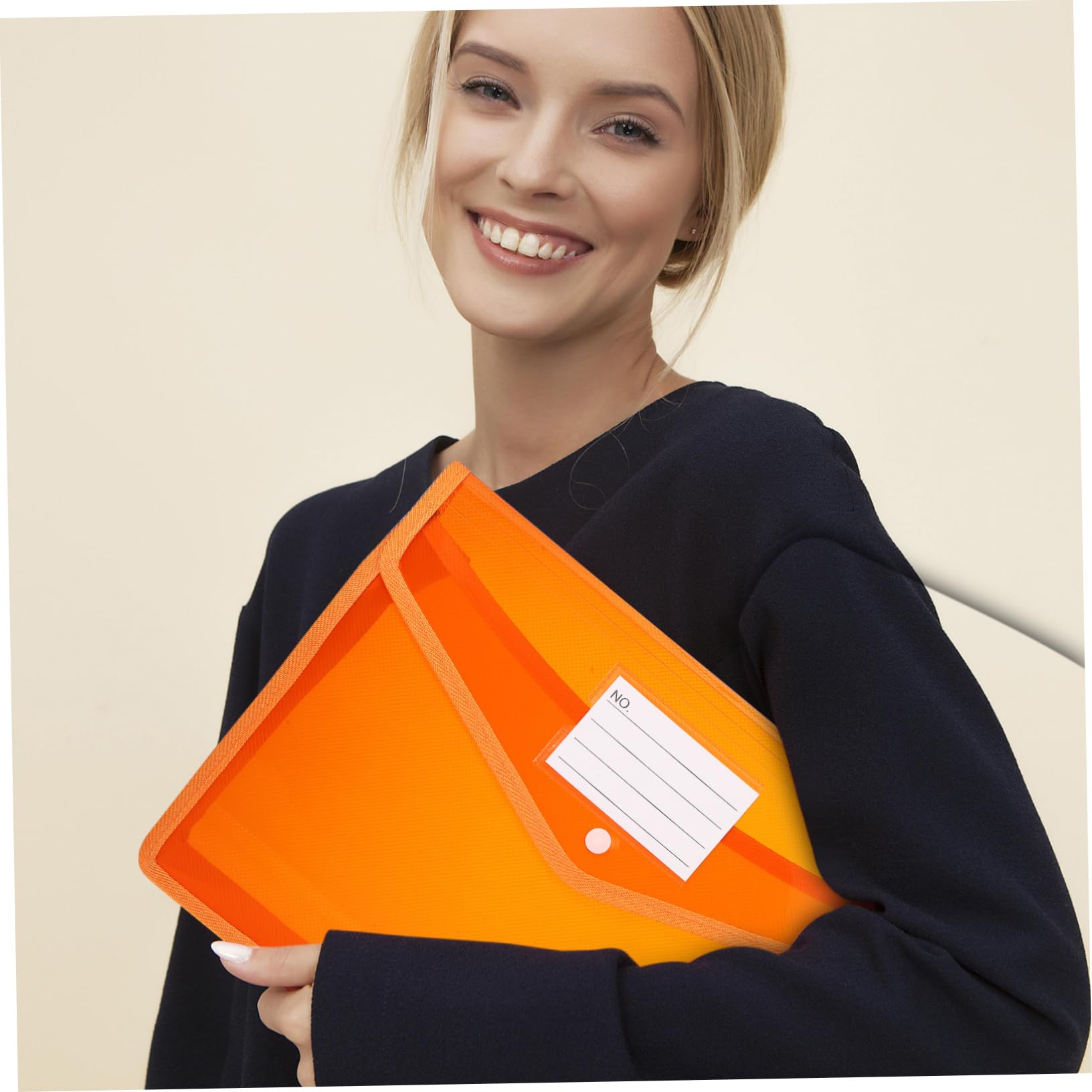 Homoyoyo 7pezzi Cartella Portadocumenti Trasparente Con Bottone Borsa Organizer Espandibile Per Documenti Con Tasca Per Etichette Per Ufficio e Casa