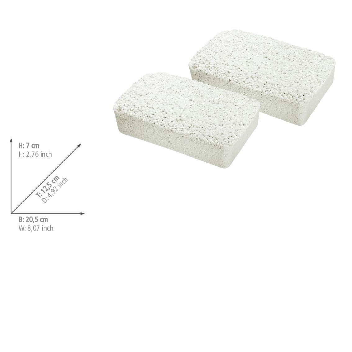 Wenko 5410232500 Ricambio per Killer dell'Umidità 2 x 2 Kg, Deumidificatore Ambiente, 12,5 x 7 x 20,5 cm