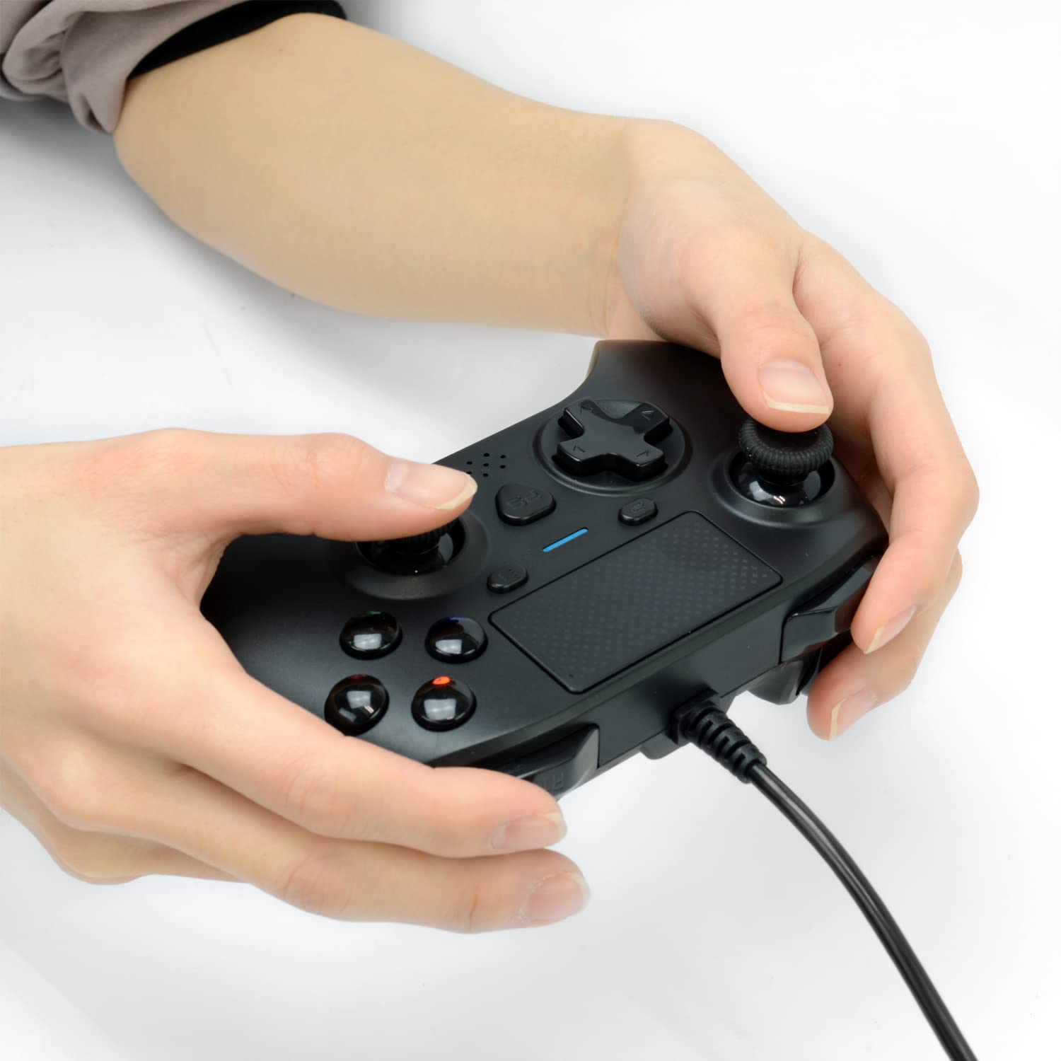 Amazon.co.jp: PS4対応コントローラ『シンプルバトルパッド4(ブラック