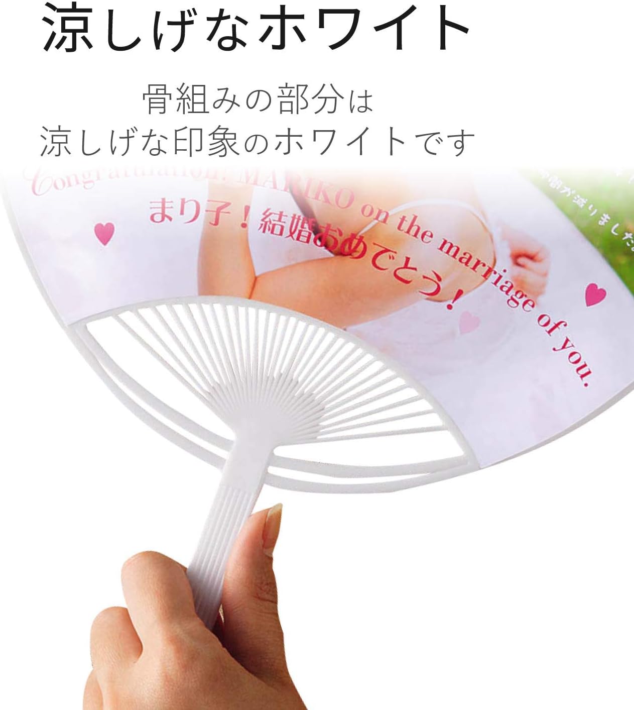 Elecom EJP-UWLWH Uchiwa Handmade Building Kit, A4 Size, Standard Size, White, 2 Pieces, Made in Japan, Looking for No. : Q9