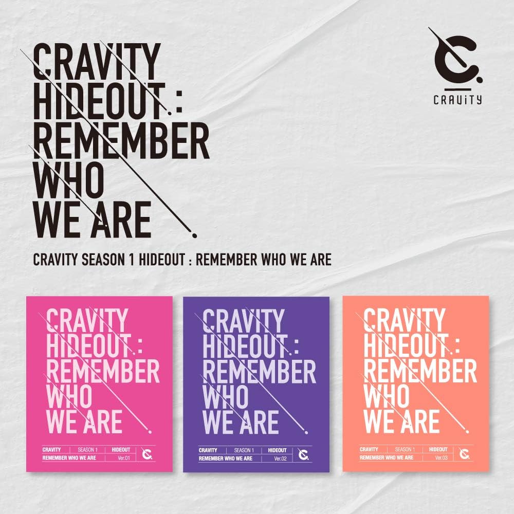 CRAVITY - CRAVITY SEASON1.[Hideout: Remember WHO WE are] Album+Pre-Order Benefit+Folded Poster (3 ver.)
