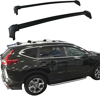 for 2017-2022 Honda CR-V CRV Roof Rack Cross Bars Top Rail Luggage Carrier Pair Set Black(Need Factory Side Rails)