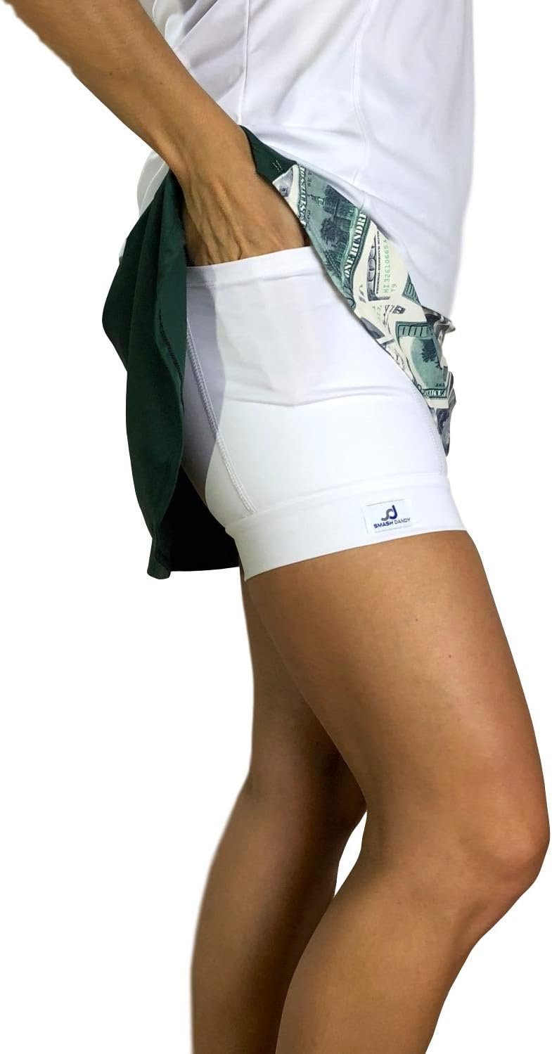 Knit Printed Flutter Style Golf/Tennis Skort/Skirt