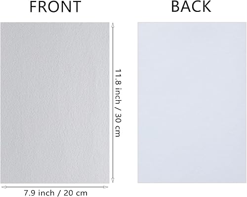 Miniatura 2 de Jtnohx Hojas de fieltro autoadhesivas, 11 piezas de fieltro adhesivo rígido, cuadrado de tela de 8 x 12 pulgadas con respaldo adhesivo para