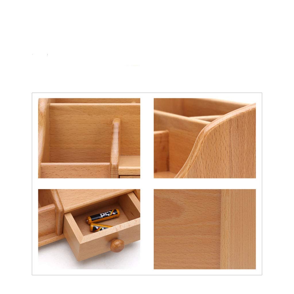Stiftehalter aus Holz für Büro, Schreibtisch, Arbeitszimmer, schräge Einführung, Stifthalter, Aufbewahrungsbox, Stifte