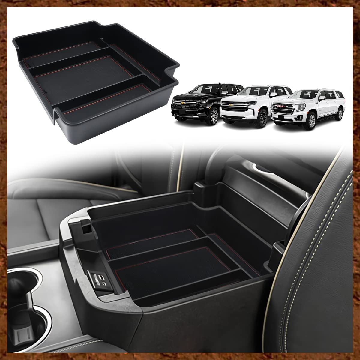 Buy Muslogy for 20212023 Yukon Tahoe Suburban Center Console Tray