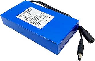 DC12V 9000mAh 7000mAh 5000mAh Rechargeable Lithium Battery Pack 12 Volts Protable Li-ion Battery for LEd Light Strip/Alarm Systems/Outdoor Devices Backup Battery