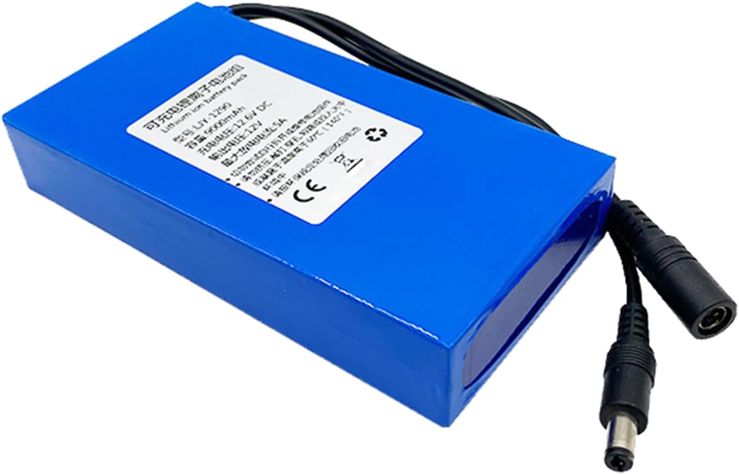 DC12V 9000mAh 7000mAh 5000mAh Rechargeable Lithium Battery Pack 12 Volts Protable Li-ion Battery for LEd Light Strip/Alarm Systems/Outdoor Devices Backup Battery