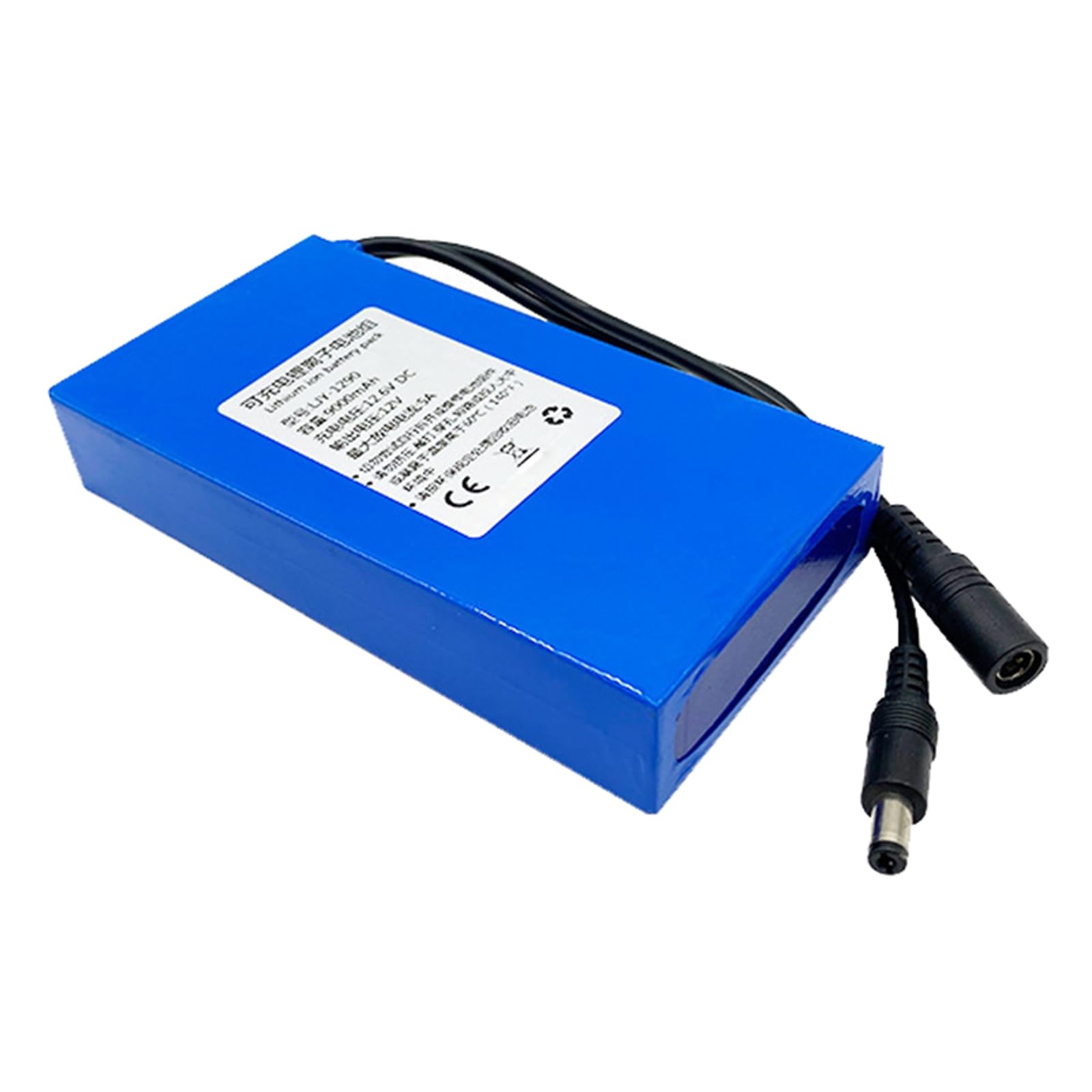 SSCYHT DC12V 9000mAh 7000mAh 5000mAh Rechargeable Lithium Battery Pack 12 Volts Protable Li-ion Battery for LEd Light Strip/Alarm Systems/Outdoor Devices Backup Battery