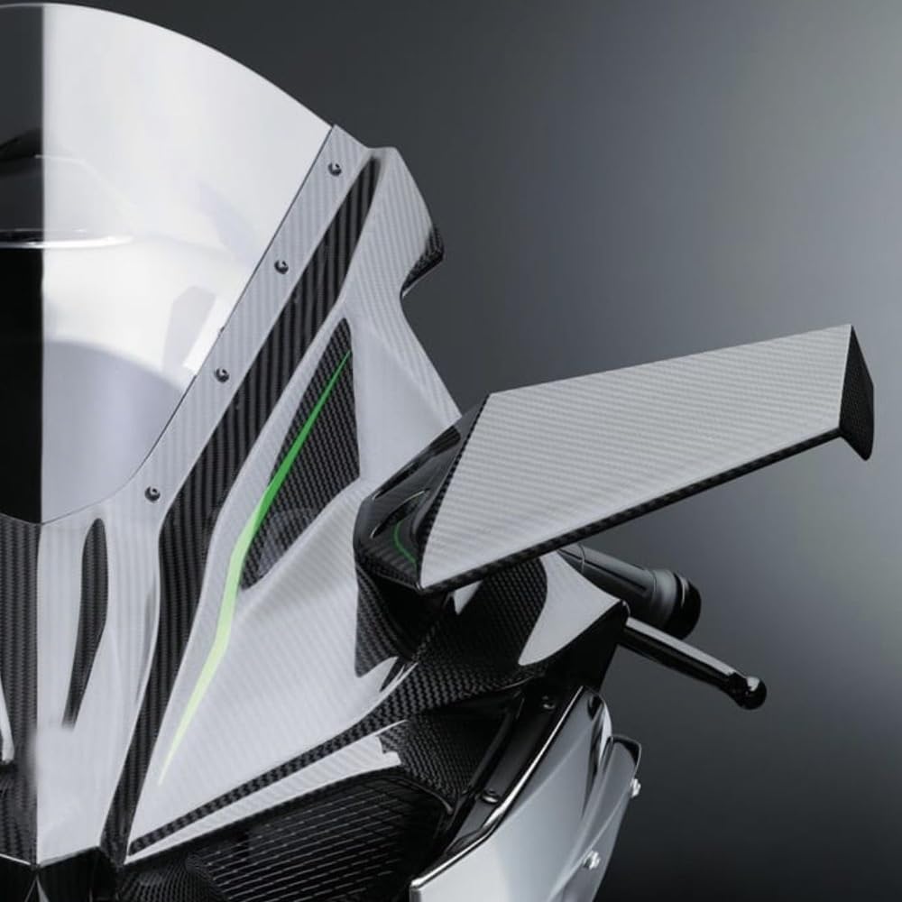 Wingletów Motocyklowych Do Ninja H2 H2R 2015-2023 Aerodynamiczne Winglety Motocykla
