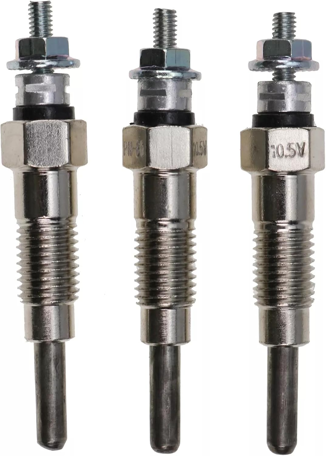 3X Glow Plug 3284128M1 72100982 Compatible for Massey Ferguson 1010 1020 1030 1035 Hinomoto E1502 E1804 E2002 Tractor