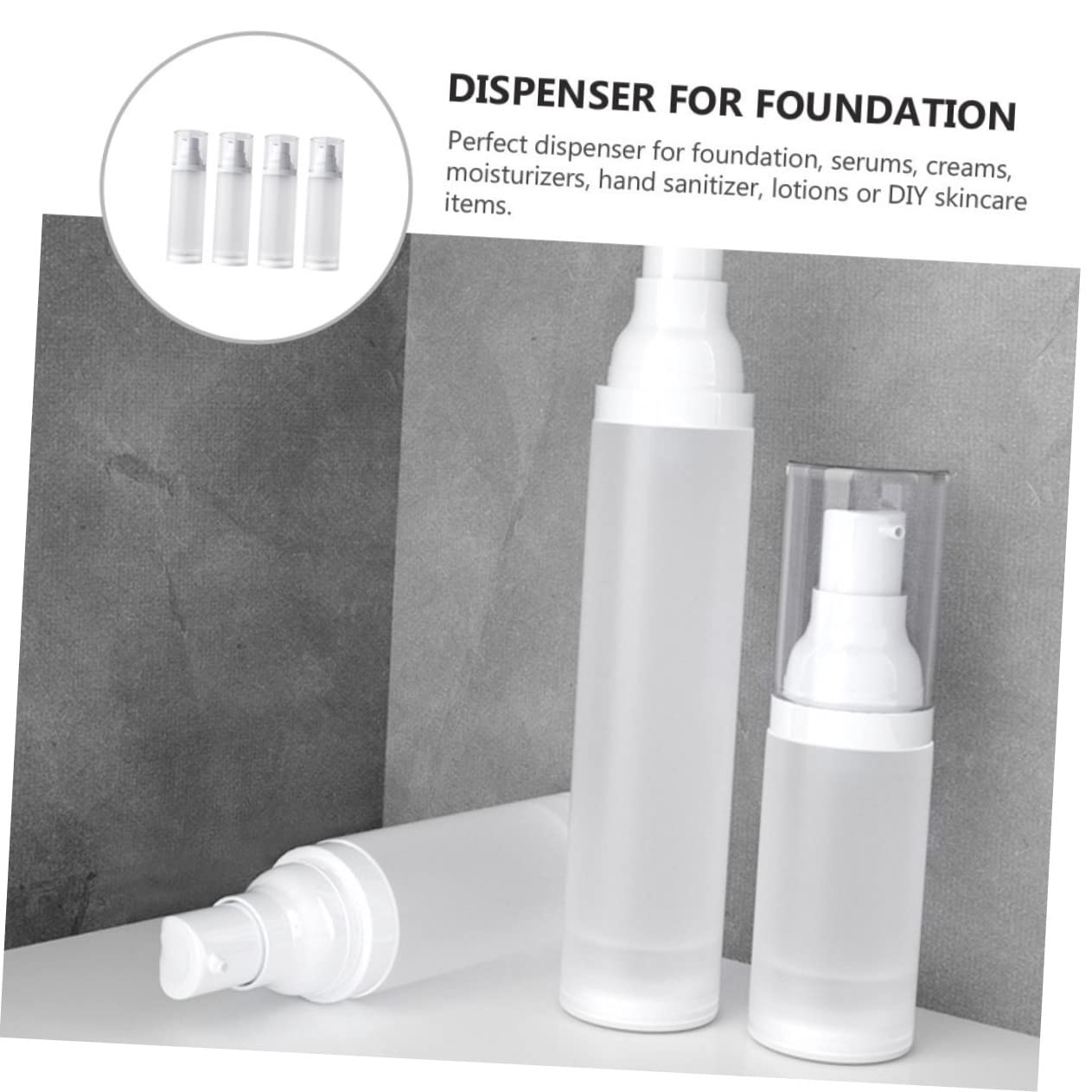 POPETPOP 12piezas Botellas De Dispensador Cosmético Vacías De Botellas De Loción Mate Viaje Diseño Prueba De Fugas Para Cuidado Piel y Cosméticos