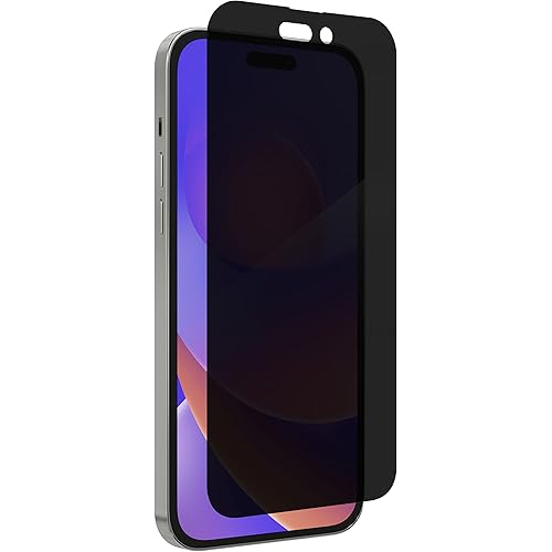 ZAGG InvisibleShield Glass Elite Privacy 360 Screen Protector for Apple iPhone 14 Plus - Four-Way Privacy Filter, 5X Tougher, Anti-Fingerprint Technology, Easy to Install