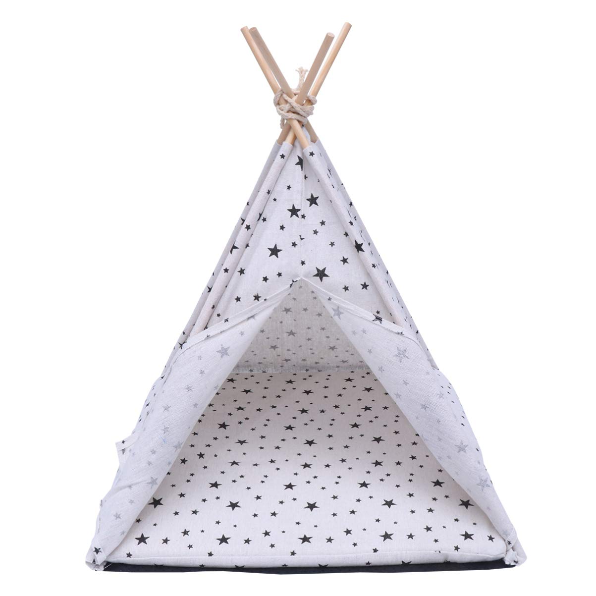 UKCOCO Tente pour Animaux de Compagnie - Petite Colombe Tipi pour Animaux de Compagnie pour Chien Lavable Mignon Chenil Portable pour Chiens de ie Cage pour Chats pour