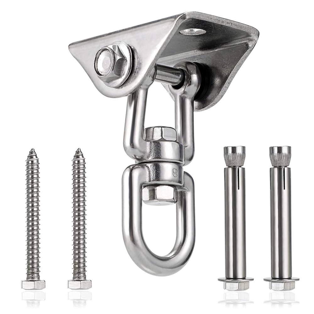 Amazon.co.jp: Sumnacon ブランコ 天井用フック 金具 ステンレス