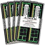 A-Tech 64GB ECC Registered Memory Kit for HP Z420 Workstation (8 x 8GB) ECC RDIMM DDR3 PC3-12800 1600MHz 240-Pin DIMM 2Rx4 1.5V Dual Rank RAM Upgrade