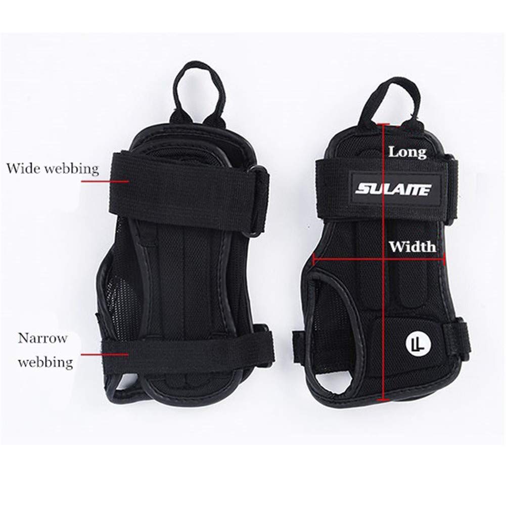 Protezioni Polsi Per Sport - Regolabili E Traspiranti - Per Sci, Pattinaggio, Ciclismo - Taglia M - Foto 10