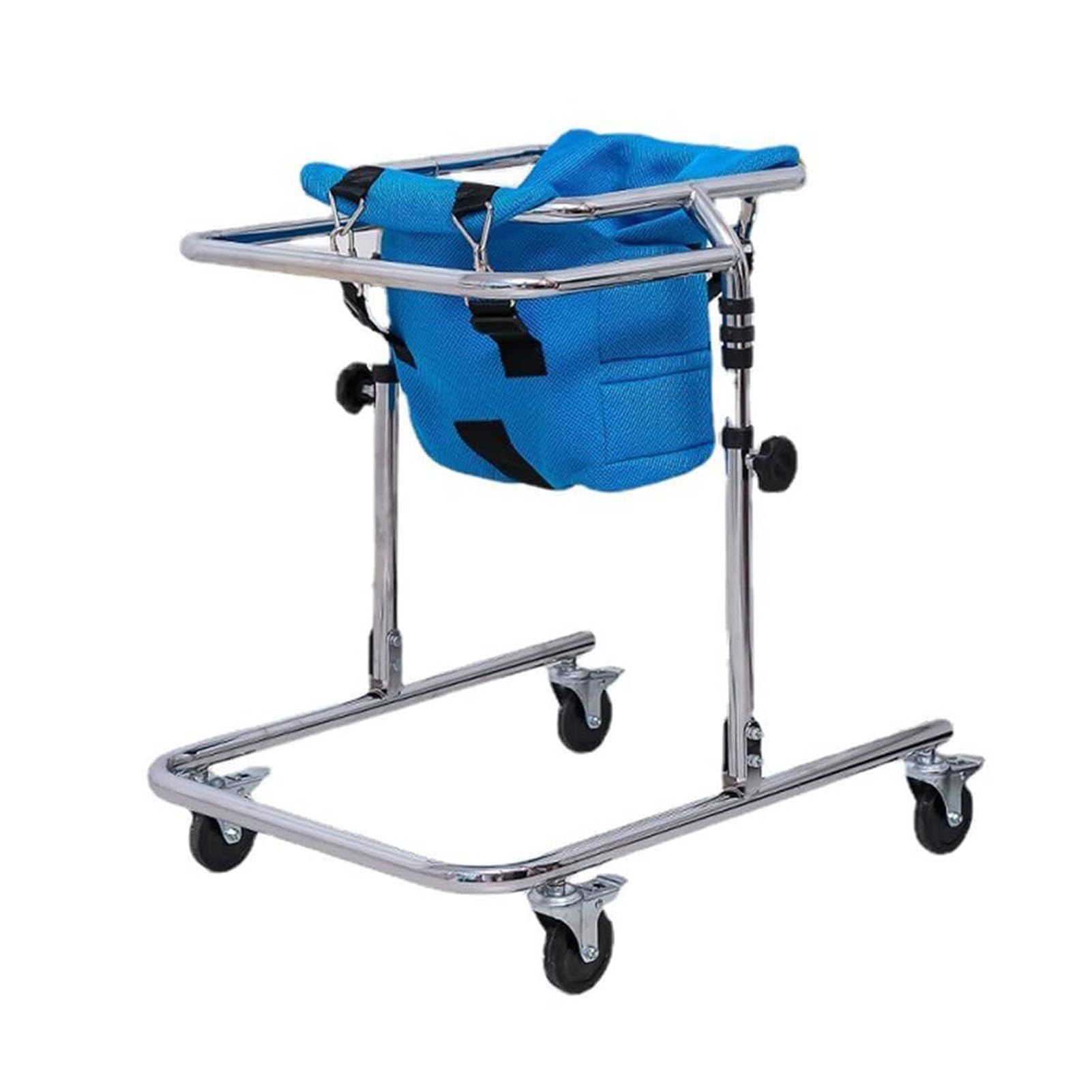 Andador Infantil con Ruedas Ajustables para niños de 80 a 120 cm, Ayuda para la rehabilitación y el Entrenamiento de Marcha para niños pequeños y Adolescentes con Necesidades Especiales.