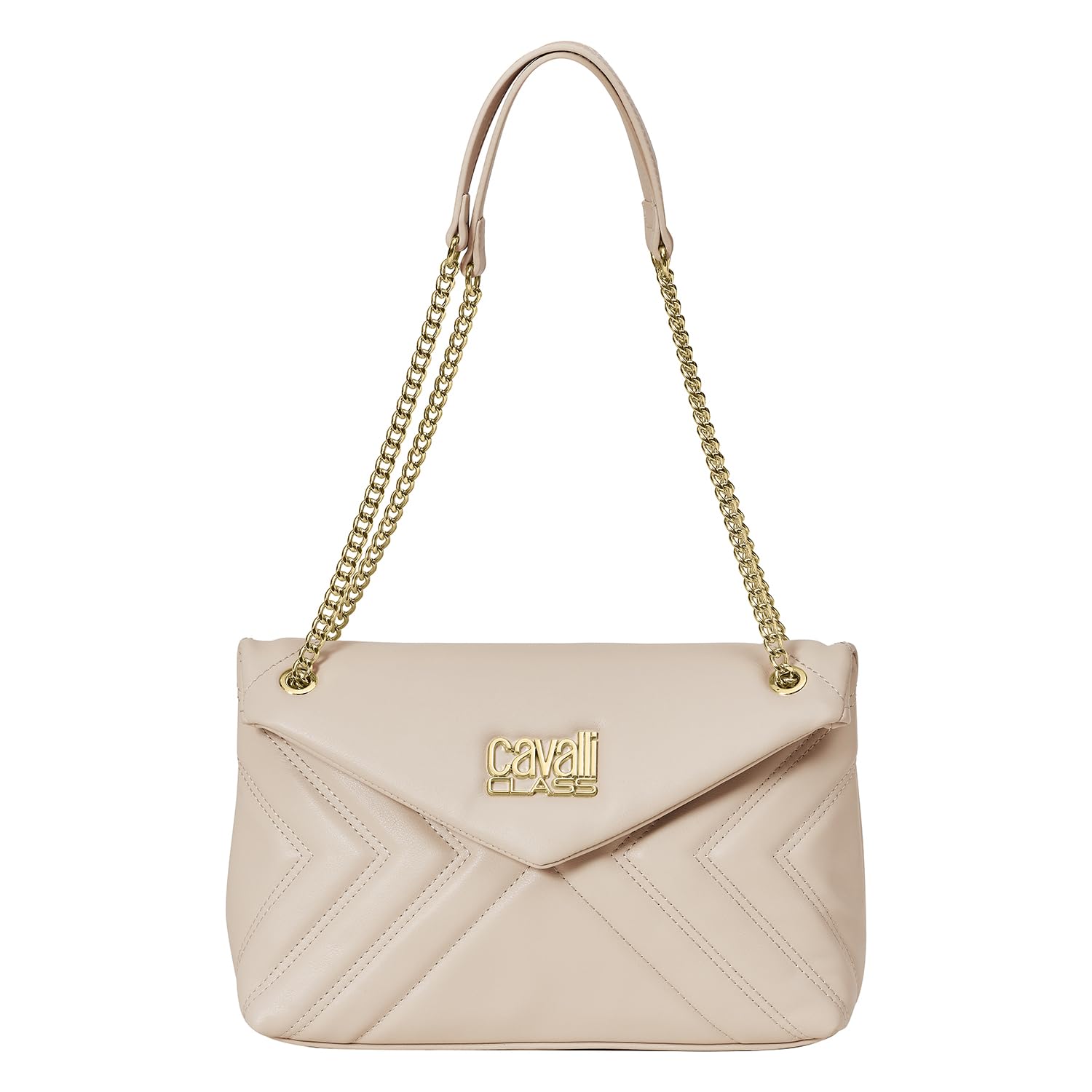 Cavalli Class Gepolsterte Damen-Schultertasche mit Kette CCHB0196