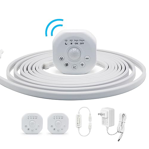 Motion Sensor Neon Stair Lights Indoor, LED Neon Light Strip