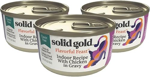 Miniatura 1 de Solid Gold Surf & Turf - Paquete variado de alimentos húmedos para gatos, comida enlatada para gatos hecha con proteína real para gatos de todas las