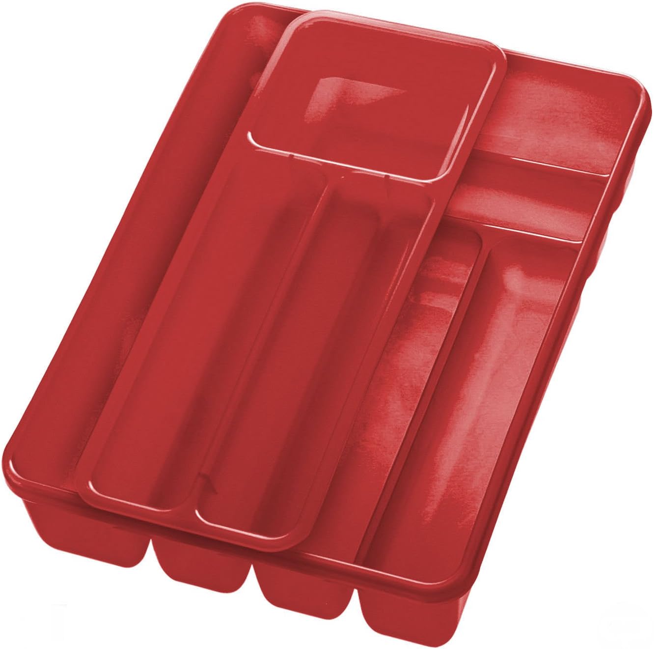 Uniware Large Cutlery Holder 9 Compartments With Tray