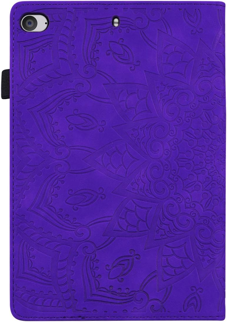 Case for iPad mini 5 7.9 Inch, PU Leather Stand, Purple image 2