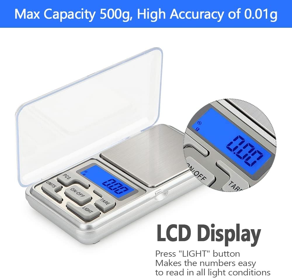 Mini Pocket Weight Scale Digital Jewellery/Chem/Kitchen Small Weighing Machine With Auto Calibration, Tare Full Capacity, Operational Temp 10-30 Degree 2 61MUOInF6sL. SL1000