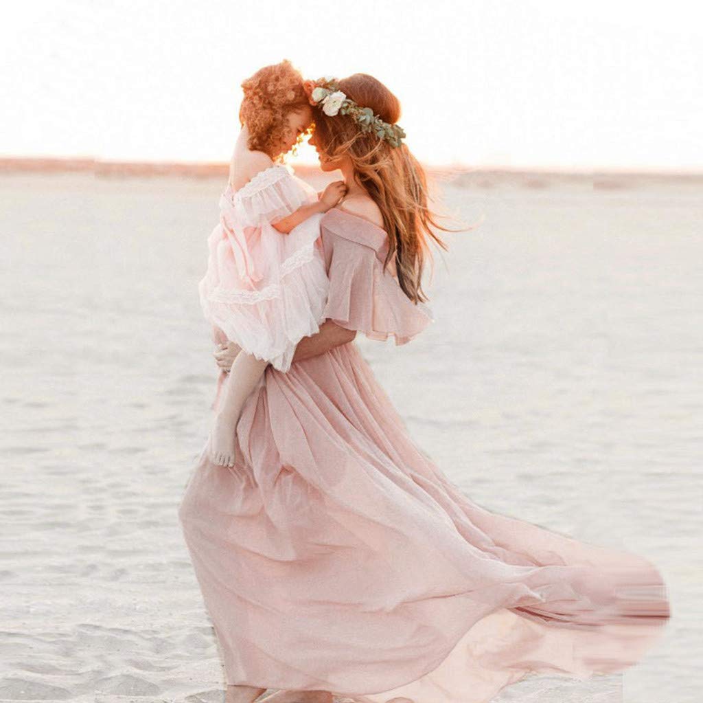 Vetement Maternite Grossesse Allaitement Grande Taille Photographie maternité Enceintes Volants Robe Manches Solides Femmes Accessoires Pas Cher Chic Shooting Photo Casual Pyjamas