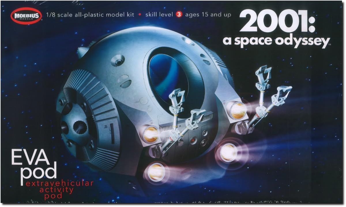 Platz MOE2001-4 MOE2001-4 Moebius Model 2001 Space Pod 1/8 Scale Plastic Model