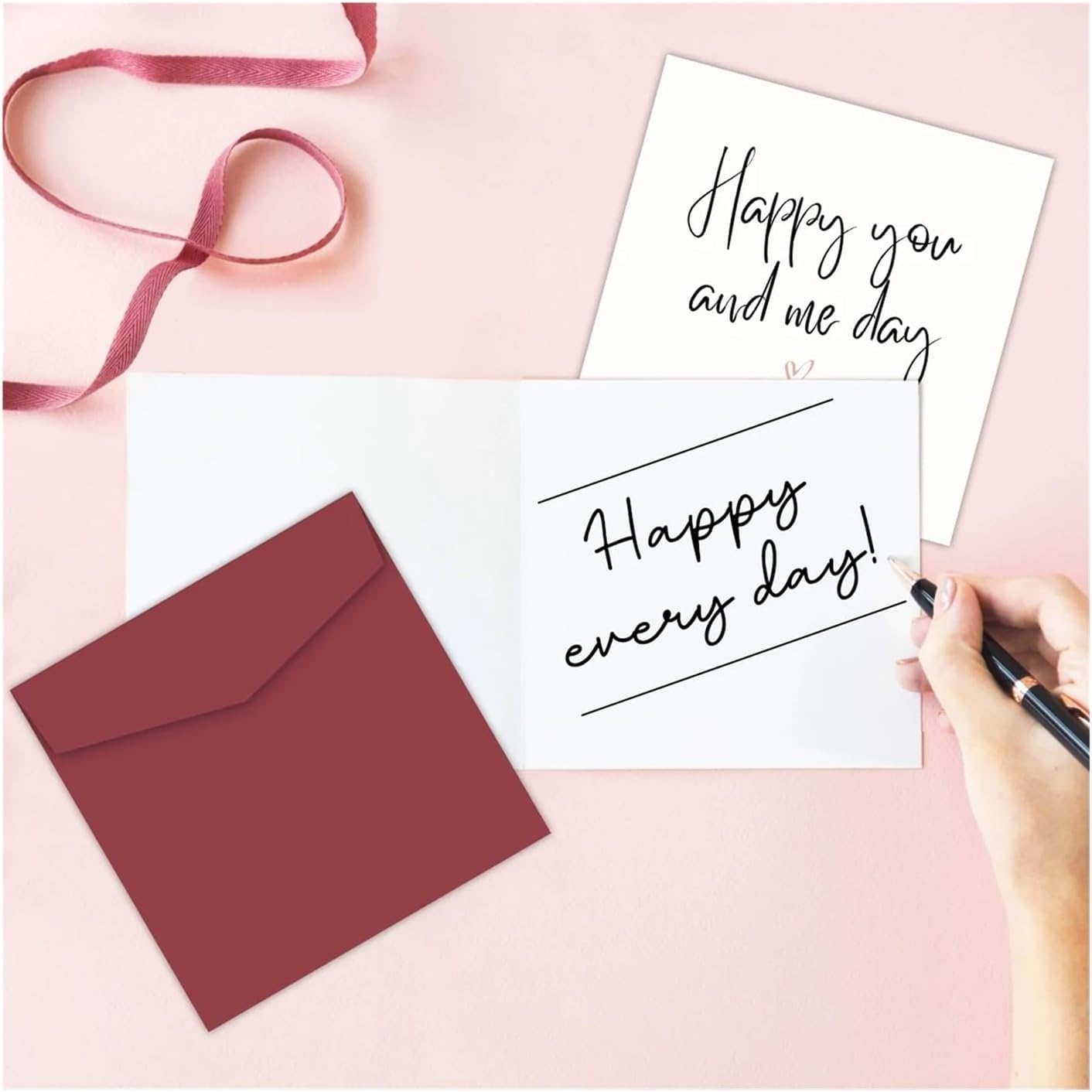 1pcs Anniversary Birthday Card For Festival Valentine's Day