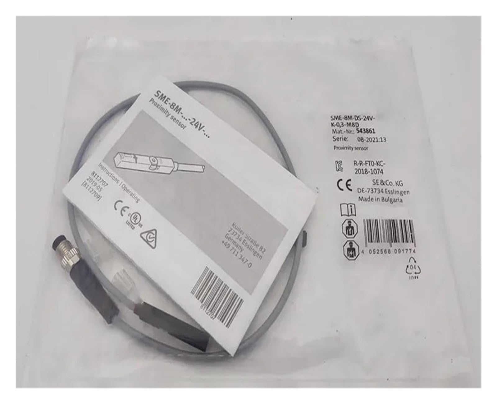 BFSYDLUJ 1PCS Switch Sensor SME-8M-DS-24V-K-0.3-M8D 543861 574334 574338 574335(543861)