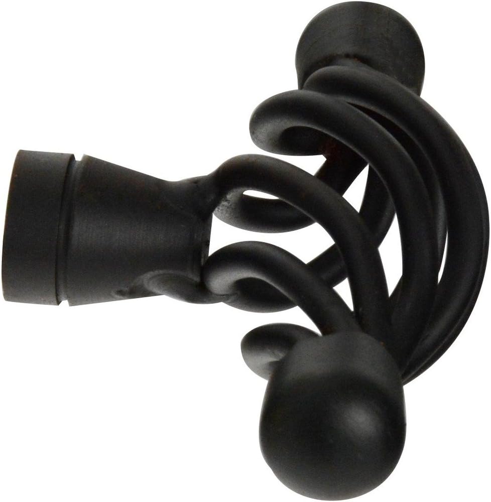 Style Selections S105P-69-DBK - 2-3/4 in. (70mm) Oval Cabinet Knob - Matte Black - 10 Pack