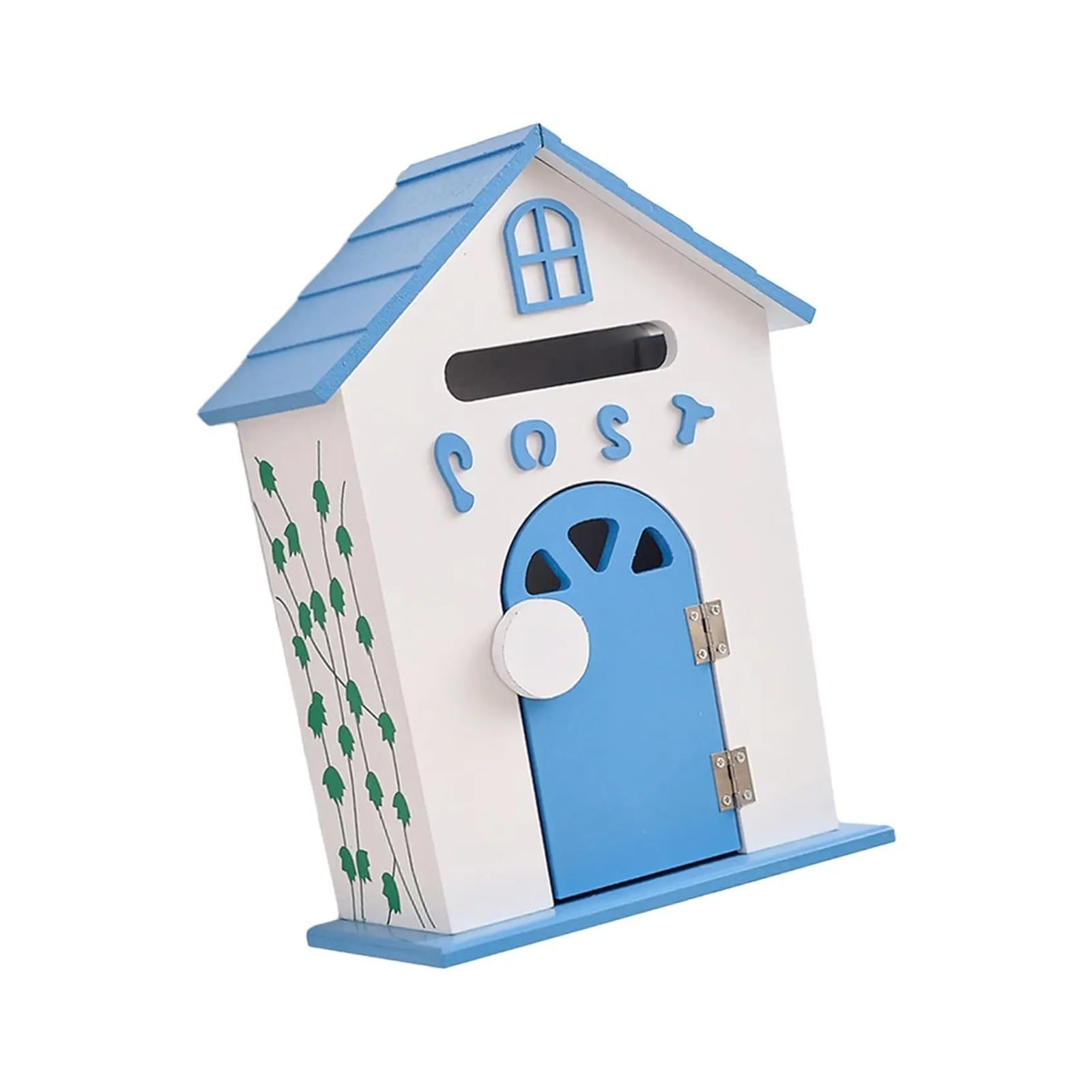 FGJsfhrDTU Letter Box, 22x12x32cm Collection Box Sturdy Outside Suggestion Box(Yellow)(Blue)