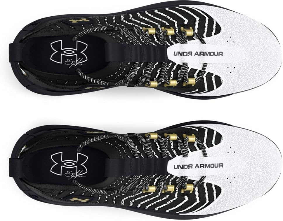 Under Armour Harper 9 Pro ST - Men's (Midnight Navy/White/Metallic Gold) - Image 3