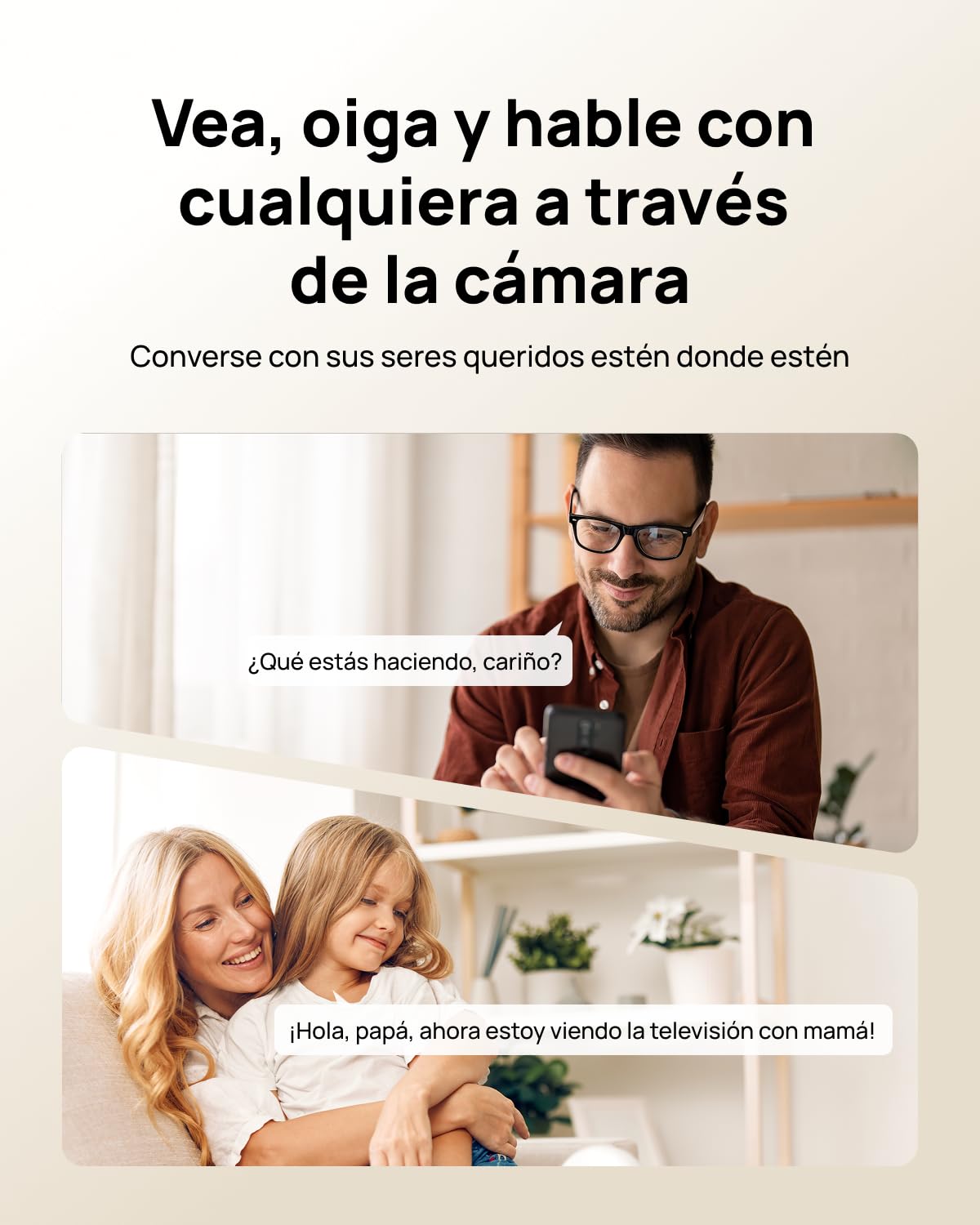 Anona Pano 4K Cámara Vigilancia WiFi Interior 360°, 8MP Detección de Perros