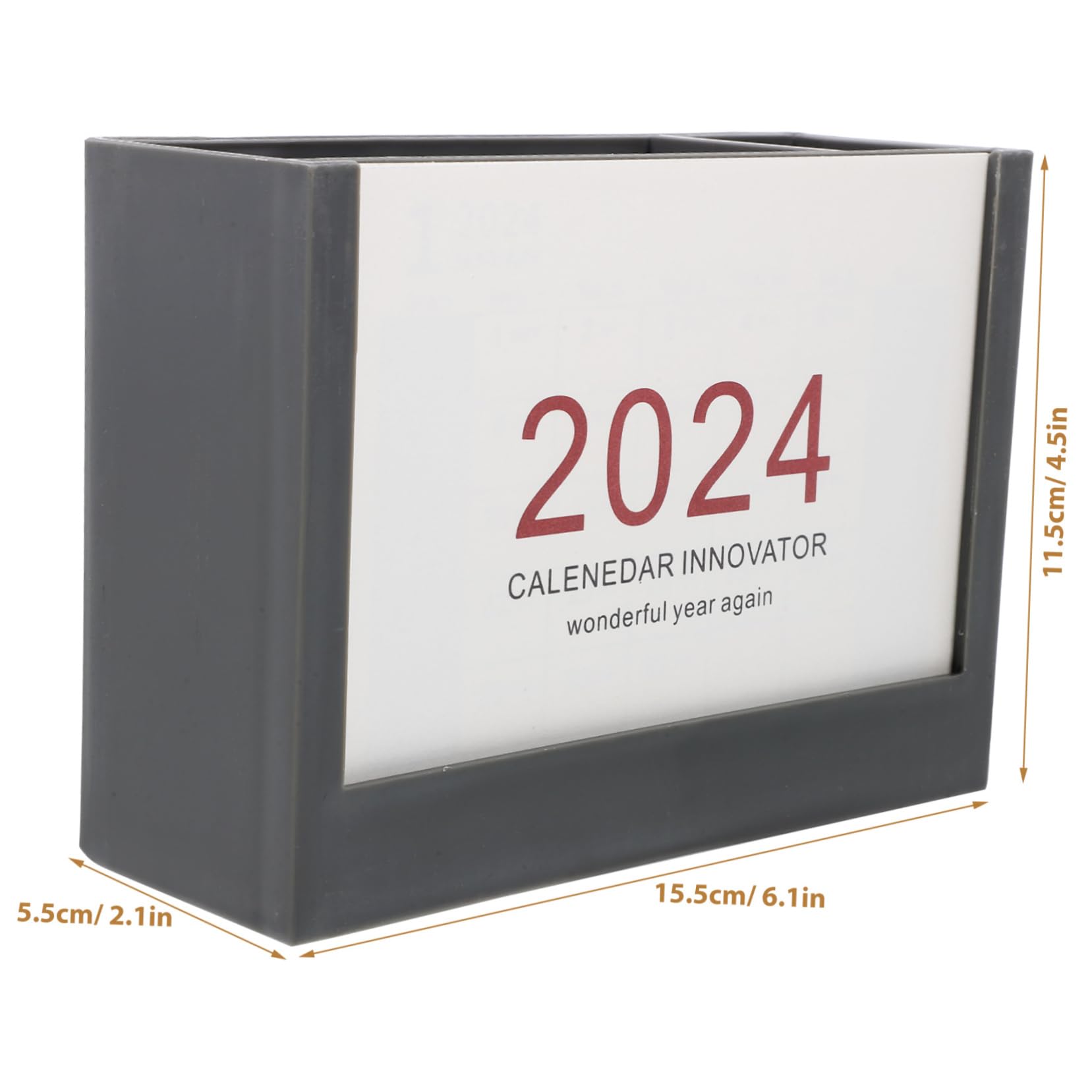 Operitacx 4 Pezzi Semplice Portapenne Calendario Da Tavolo Portapenne In Plastica Per Scrivania Accessori Da Scrivania In Plastica Organizer Per Da Tavolo Secchiello