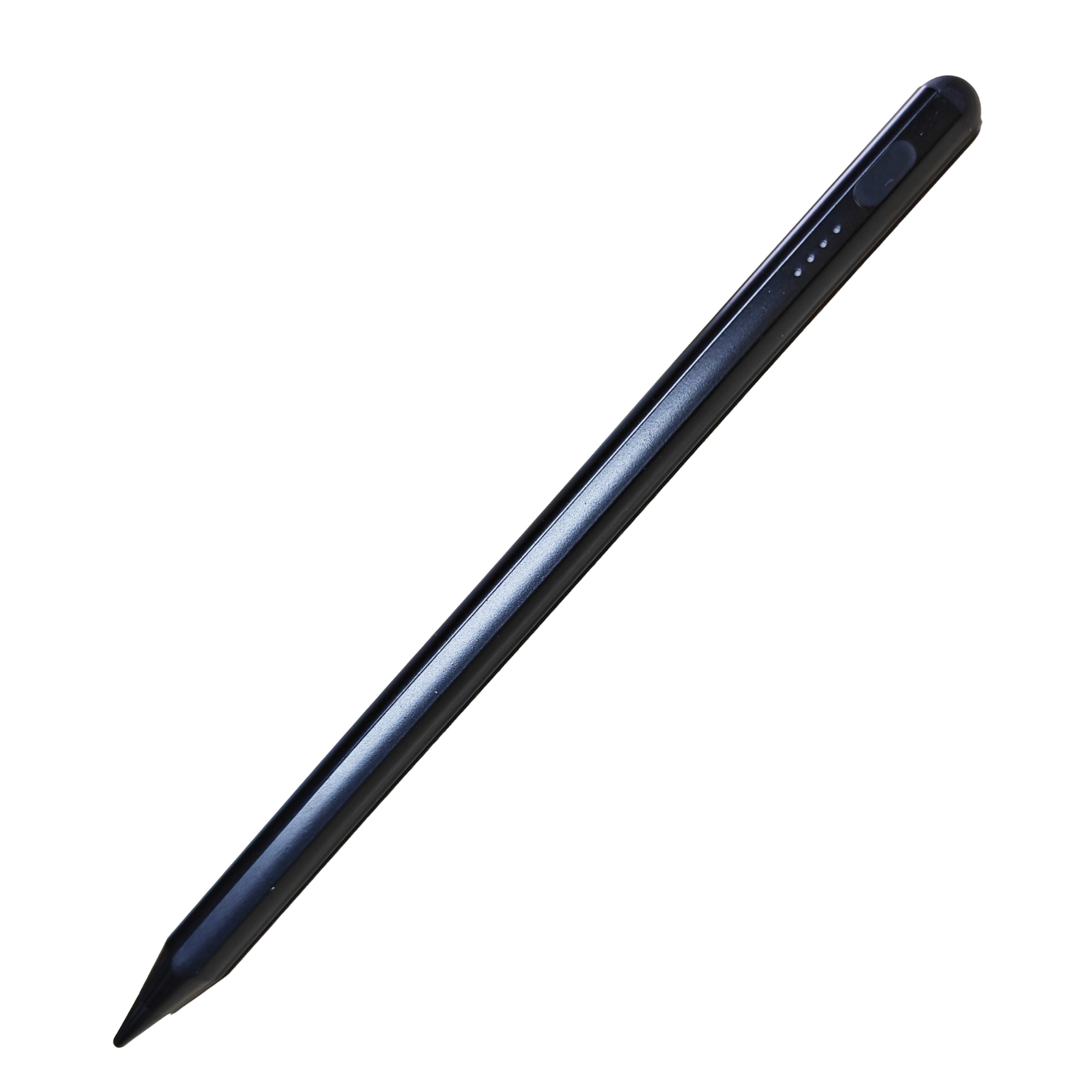 Lápiz capacitivo para iPad 2018-2025 - Pantalla LED de carga rápida (1ª generación) con sensibilidad de inclinación rechazo de palma para iPad Air/Pro/Mini, color negro