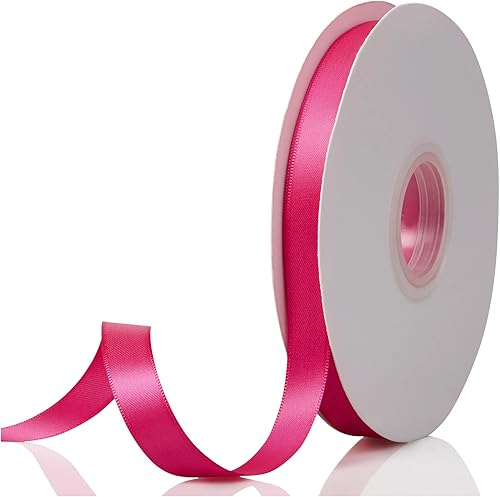 Miniatura 10 de 1-12" x 50 Yards Purple Double Faced Satin Ribbon,Solid Color High Density Fabric Ribbon Rolls,Great for Gift Wrapping,Sewing,Crafts,DIY Bows and