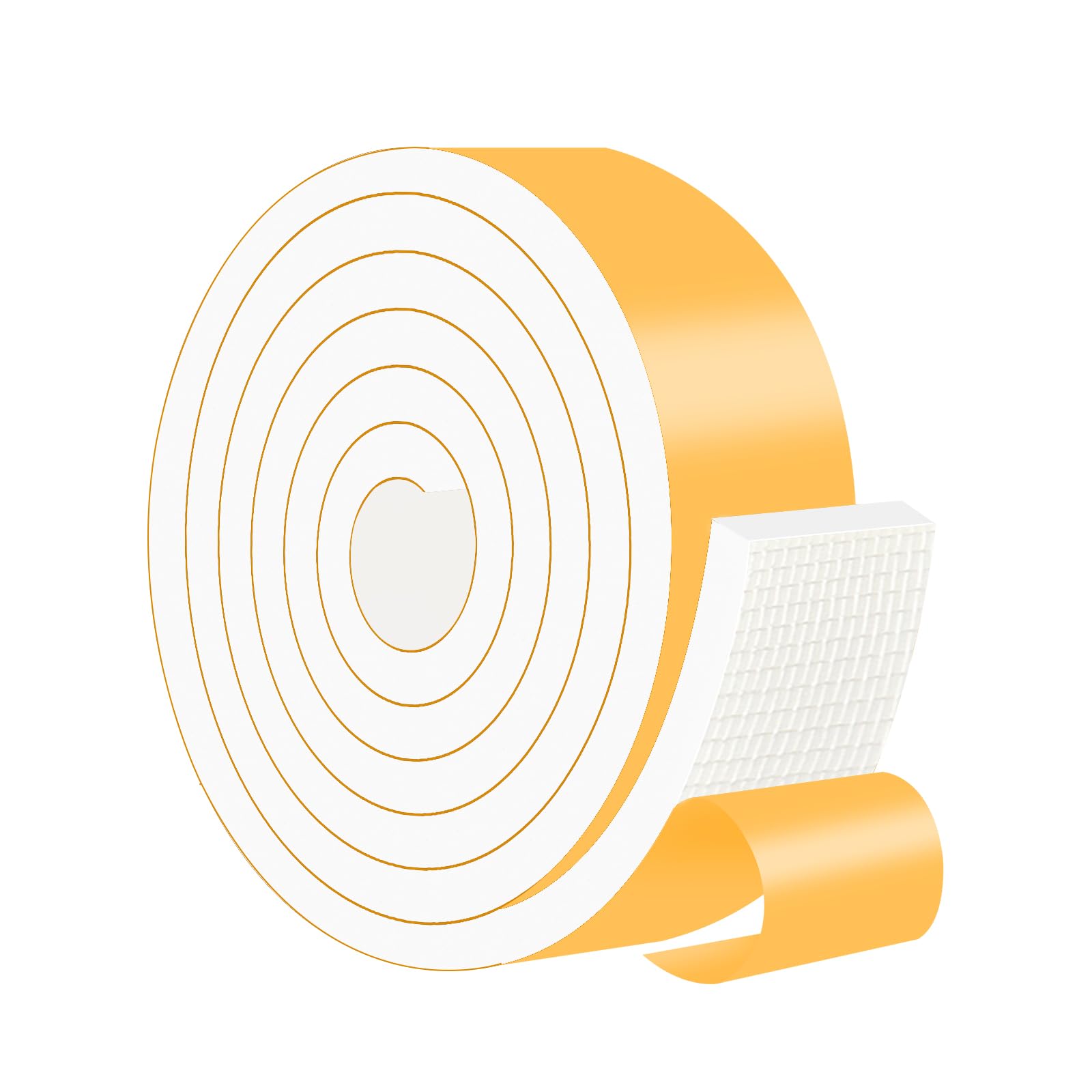Weather Stripping Door Seal,High Density CR,2 in x 3/8 in x 6.5Ft