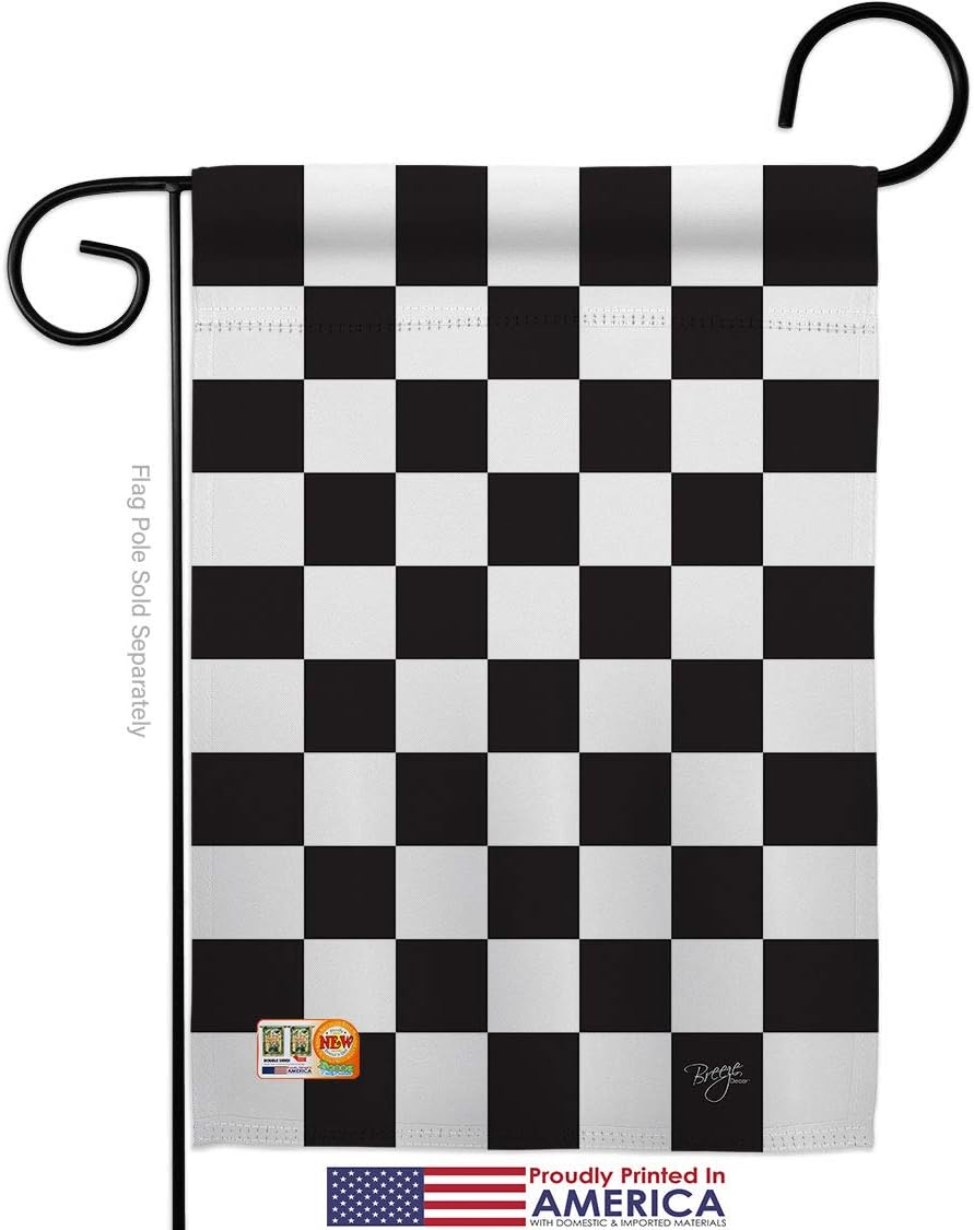 Winner Garden Flags Pack Sports Racing Outdoor Checkered Cars Race Entertainment Activity Physical USA Applique Small Decorative Gift Yard House Banner Made In 13 X 18.5