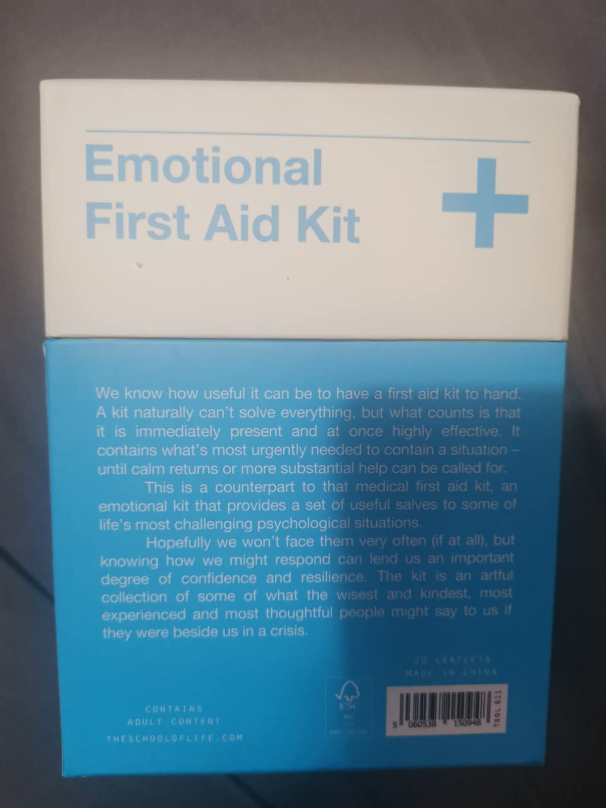 The School of Life Emotional First Aid Kit, Blue : Amazon.com.au ...
