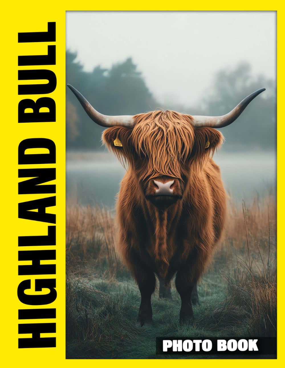 Highland Bull Photo Book: Majestic Cattle Portrayed In Stunning Photography With Thick Fur And Iconic Horns In Scenic Highland Landscapes