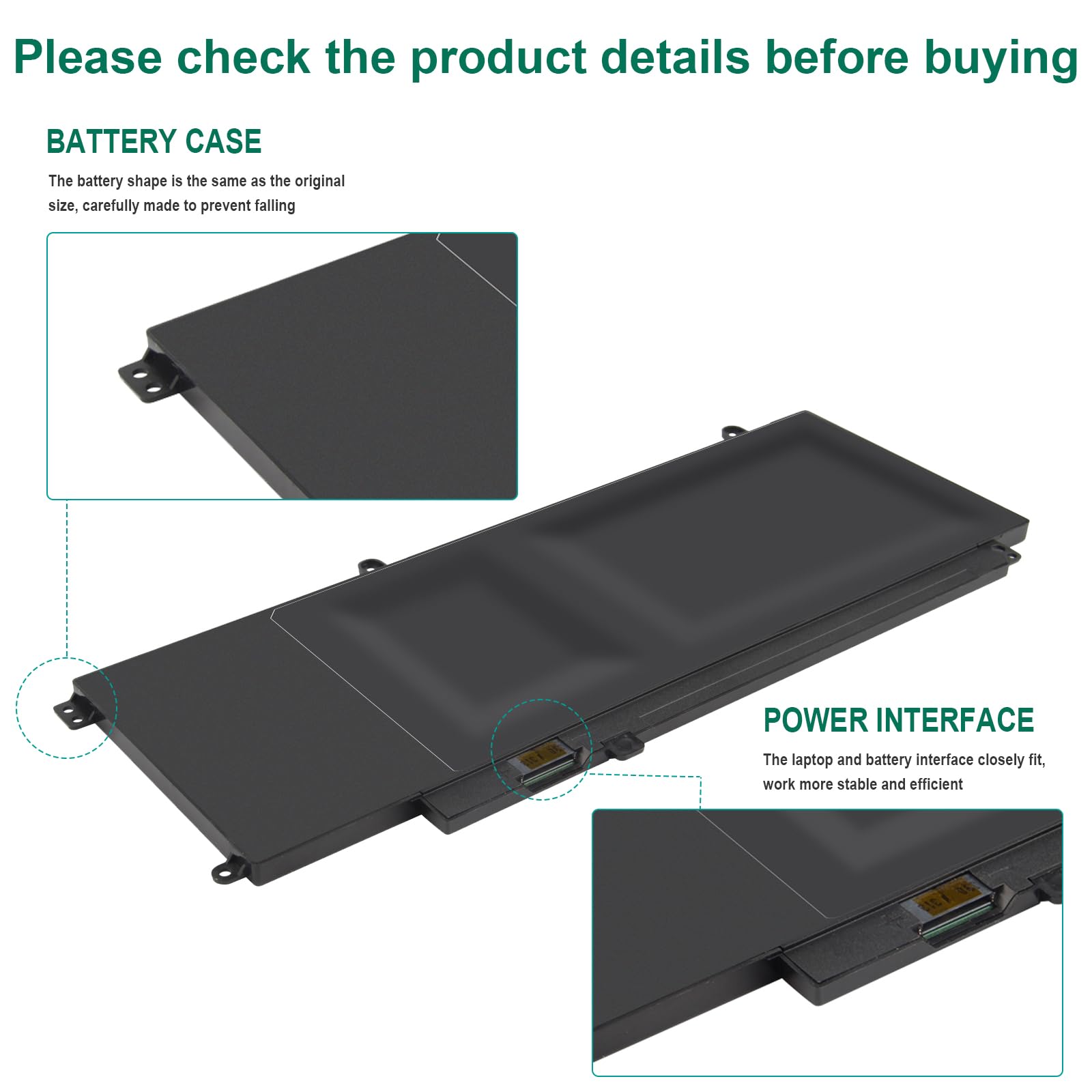 Amazon.com: Fancy Buying D2VF9 Laptop Battery Replacement for Dell